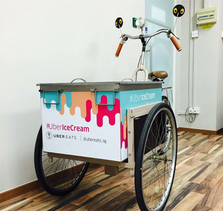 popsicle ice cream tricycle