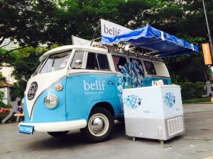 Kombi Vintage Car Rentals advertisement & branding activation